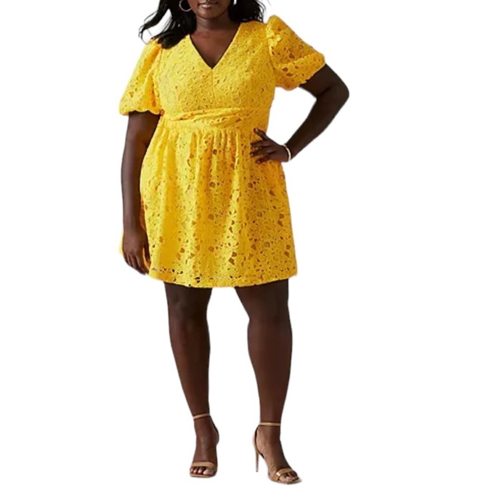 Prabal Gurung buttercup mini dress size 14W - Picture 2 of 10